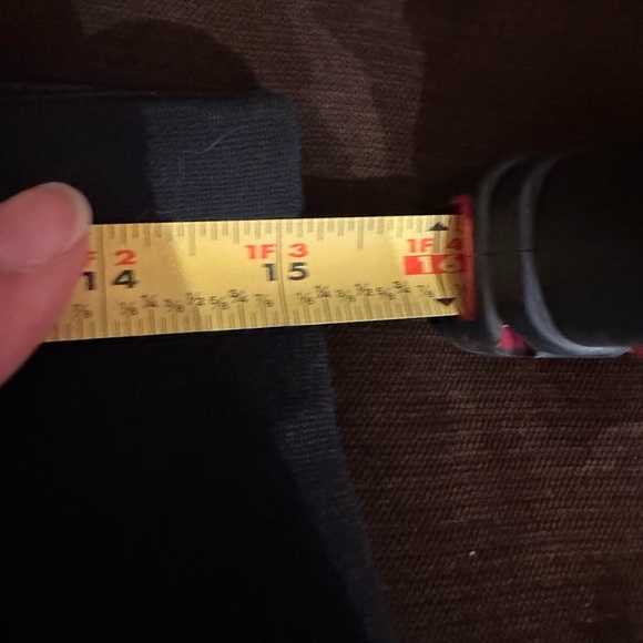 Ann Taylor Black Midi Elastic Waist Skirt Closure Zipper On Side Sz 4 - Picture 9 of 10